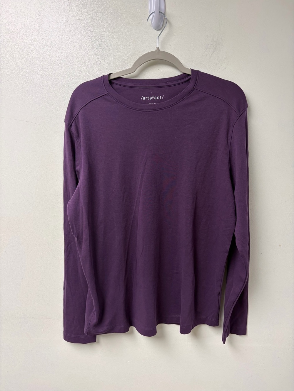 /artefact/ Women’s Long Sleeve Purple‎ Cotton Shirt Size Medium